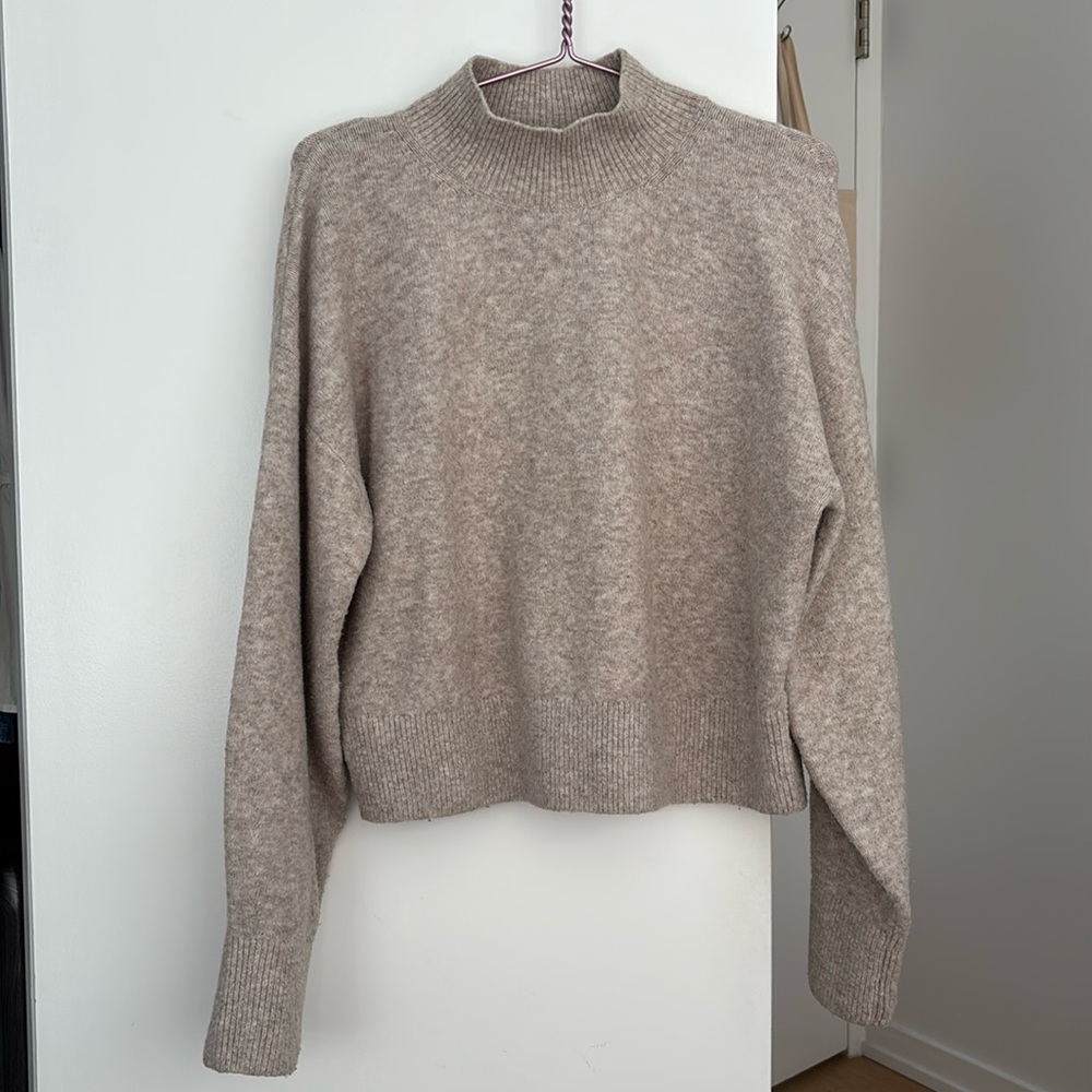 Mock neck & other stories sweater